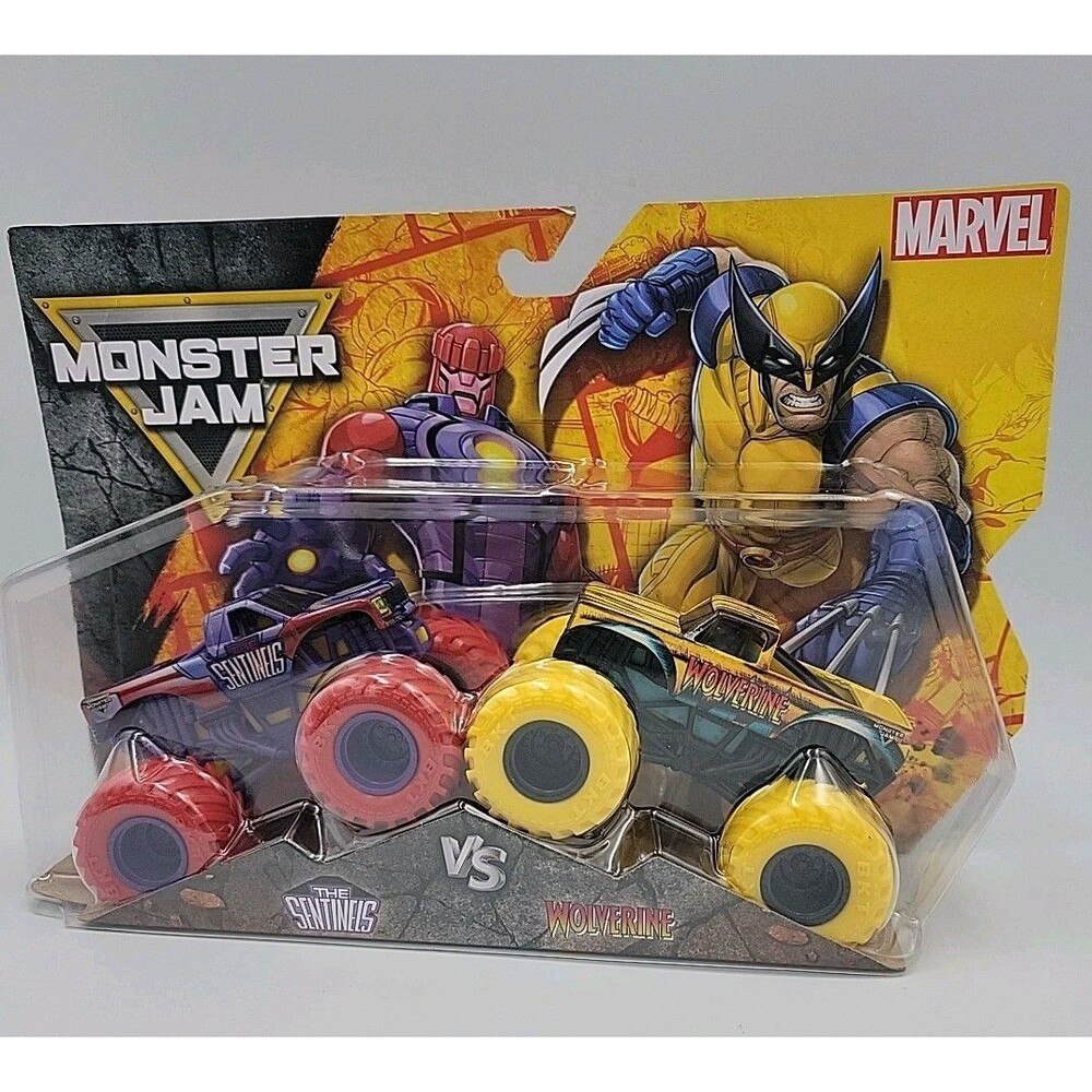 Moster Jam Marvel The Sentinels Vs Wolverine 1:64 Brand New In Box